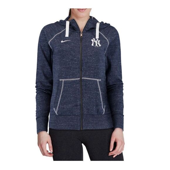 Nike New York Yankees MLB Full Zip Gym Sweatshirt Hoodie Size XS NWOT Women’s - Picture 6 of 8